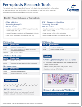 Cayman Ferroptosis Research Tools